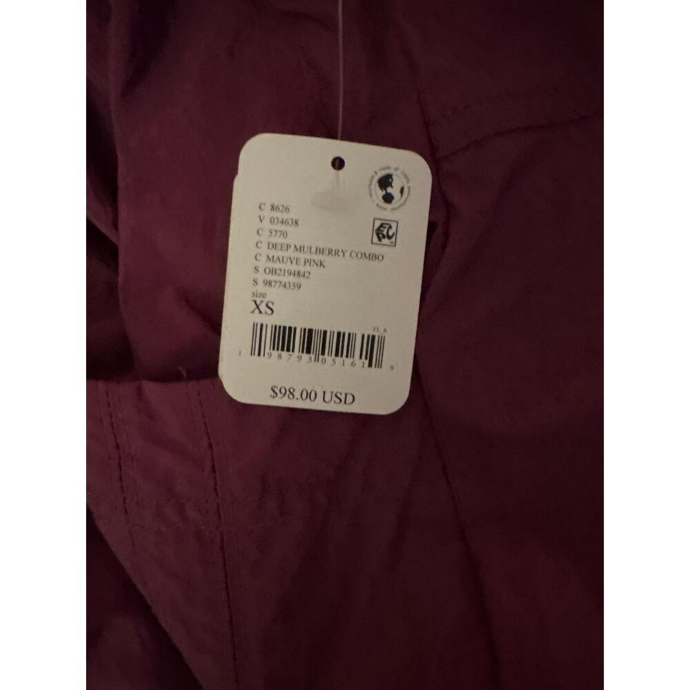 NWT FP Movement Women's Free Throw Pants deep mulberry combo extra small - Picture 10 of 10